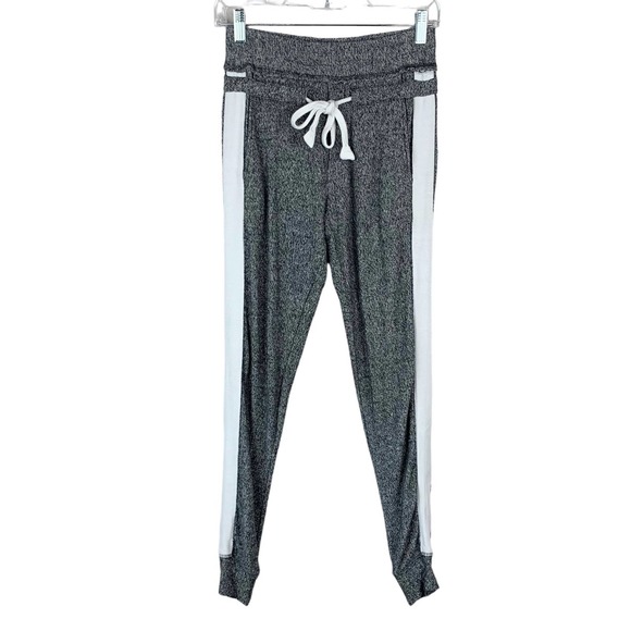The Kooples Pants - The Kooples Sport Joggers Pants Grey White Stripe Casual Women’s US M ~ Flaw
